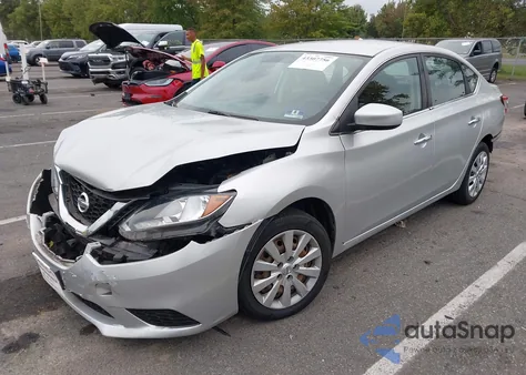 2017 Nissan Sentra Sv из США, поврежденный, VIN 3N1AB7AP3HL660960